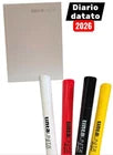 Diario TintaUnita 2026/2027 Bianco con 4 Art Marker