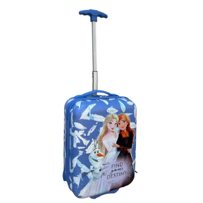 Trolley Da Viaggio Mini Valigia 2 Ruote In Abs Manico Allungabile Frozen