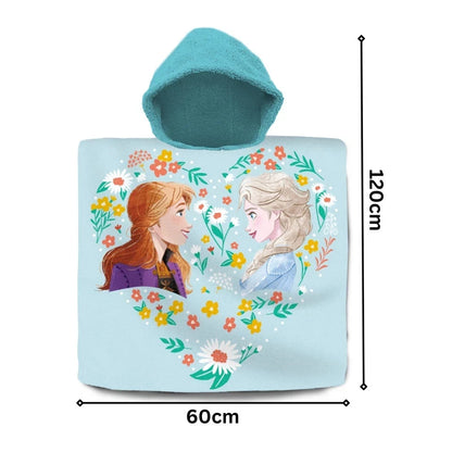 Poncho In Cotone Frozen 60X120 Cm