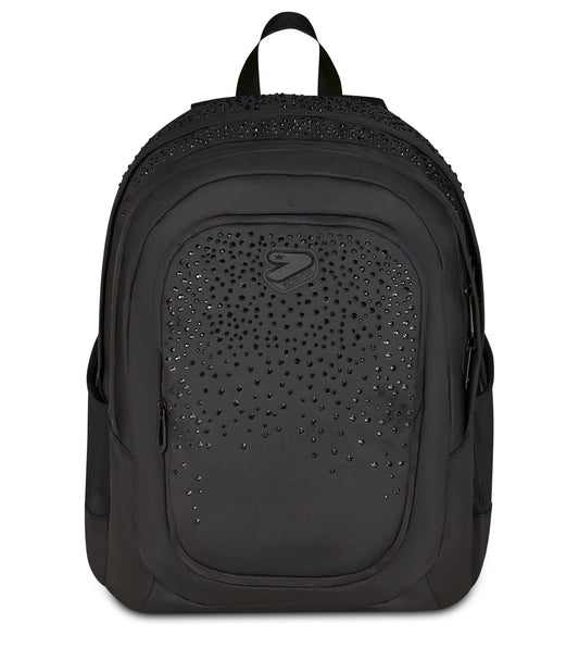 Seven Tech Glitzycute - Zaino Doppio Scomparto Nero
