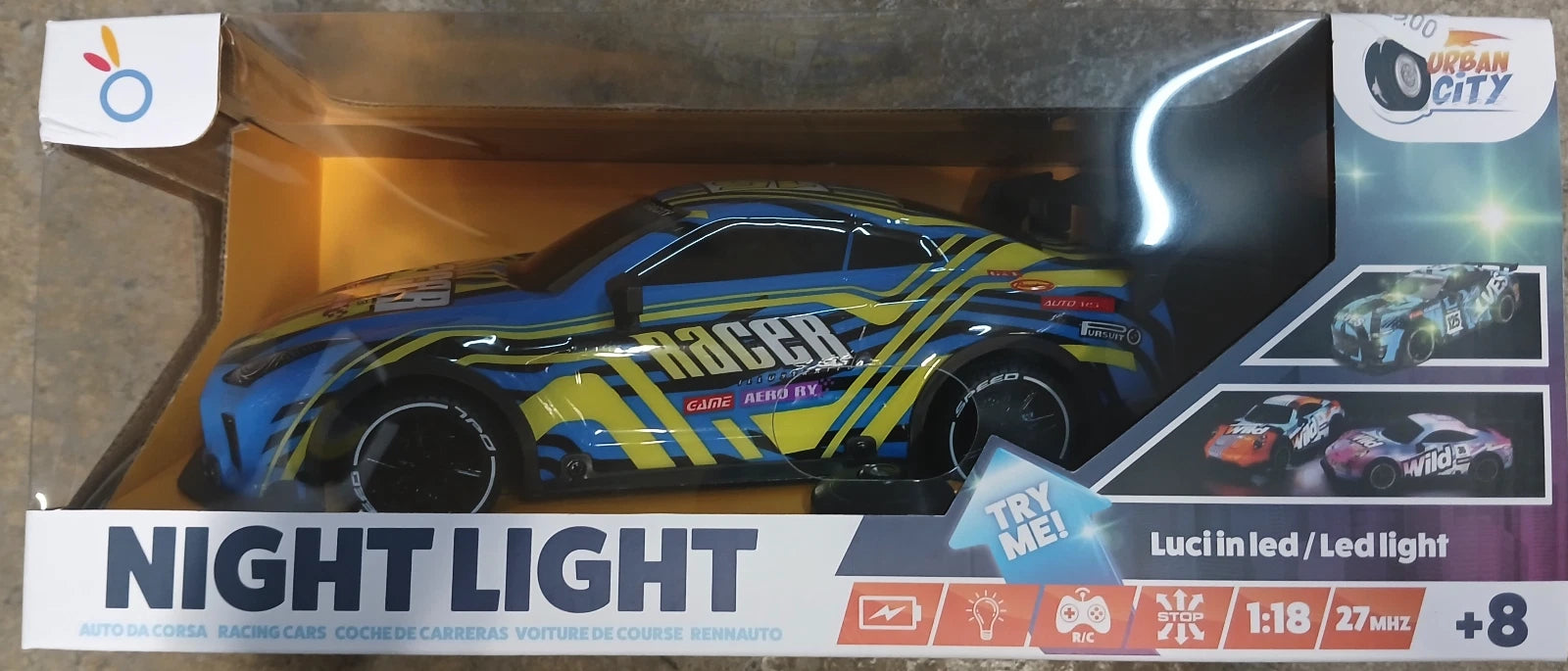 Urban City Lampo Race Cars B radiocomandata 1:18