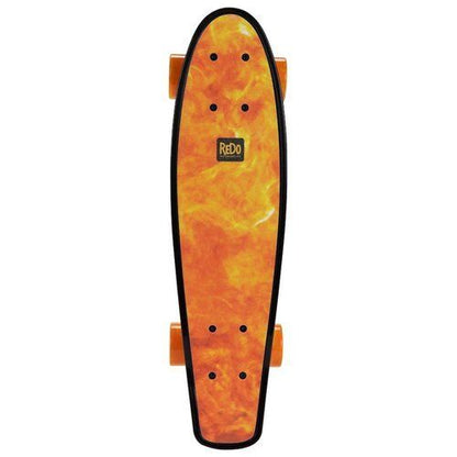 New Skateboard Jakks Pacific 508594 REDO Poli Cruiser Fire Arancio e Nero