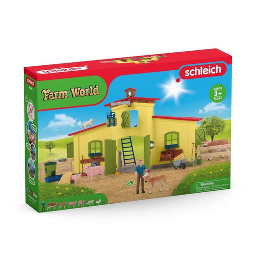 Schleich Grande stalla con animali e accessori