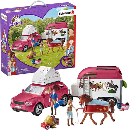 Schleich  Auto E Rimorchio Per Cavalli