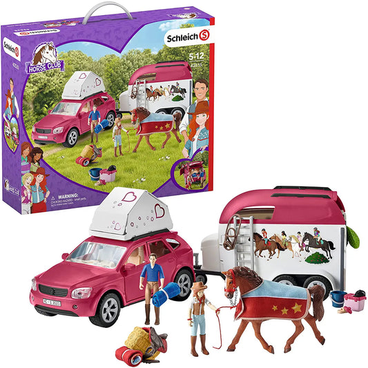 Schleich  Auto E Rimorchio Per Cavalli