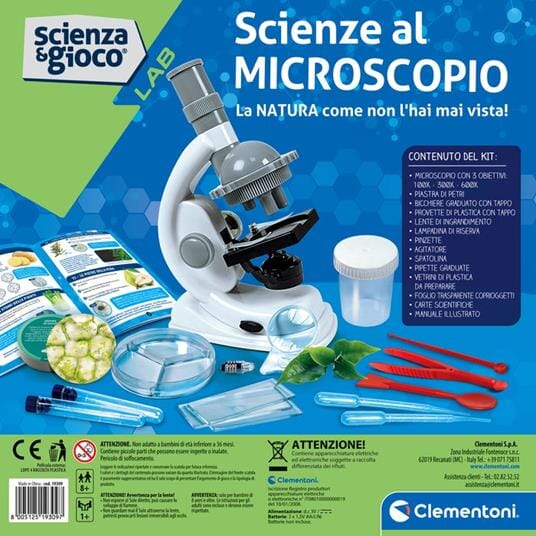 Scienze Al Microscopio CLEMENTONI 
