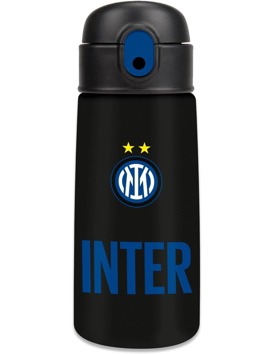 Seven Inter - Borraccia termica per bambini con cannuccia 460ml