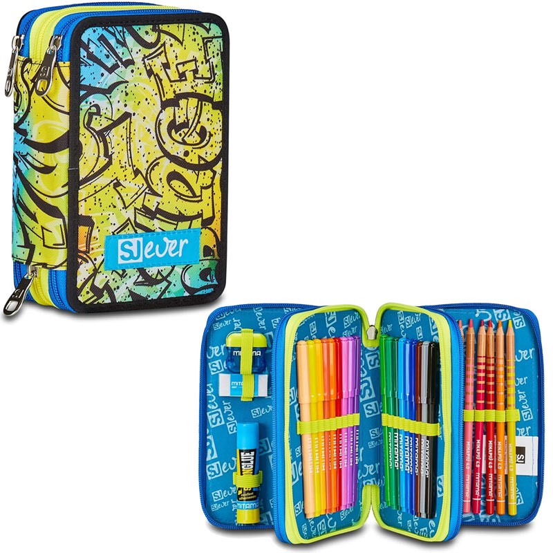 Astuccio 3 Zip Sj Gang Sj Ever
