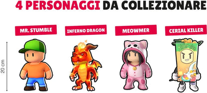 Rocco Giocattoli Stumble Guys Peluche Mr Stumble cm 20