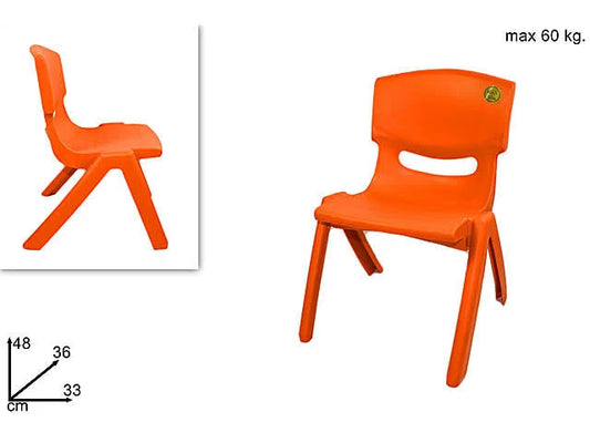 Everyday - Sedia Bimbo Grande Arancio