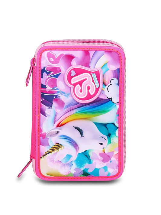 FLYUNICORN GIRL Astuccio 3 zip completo di kit