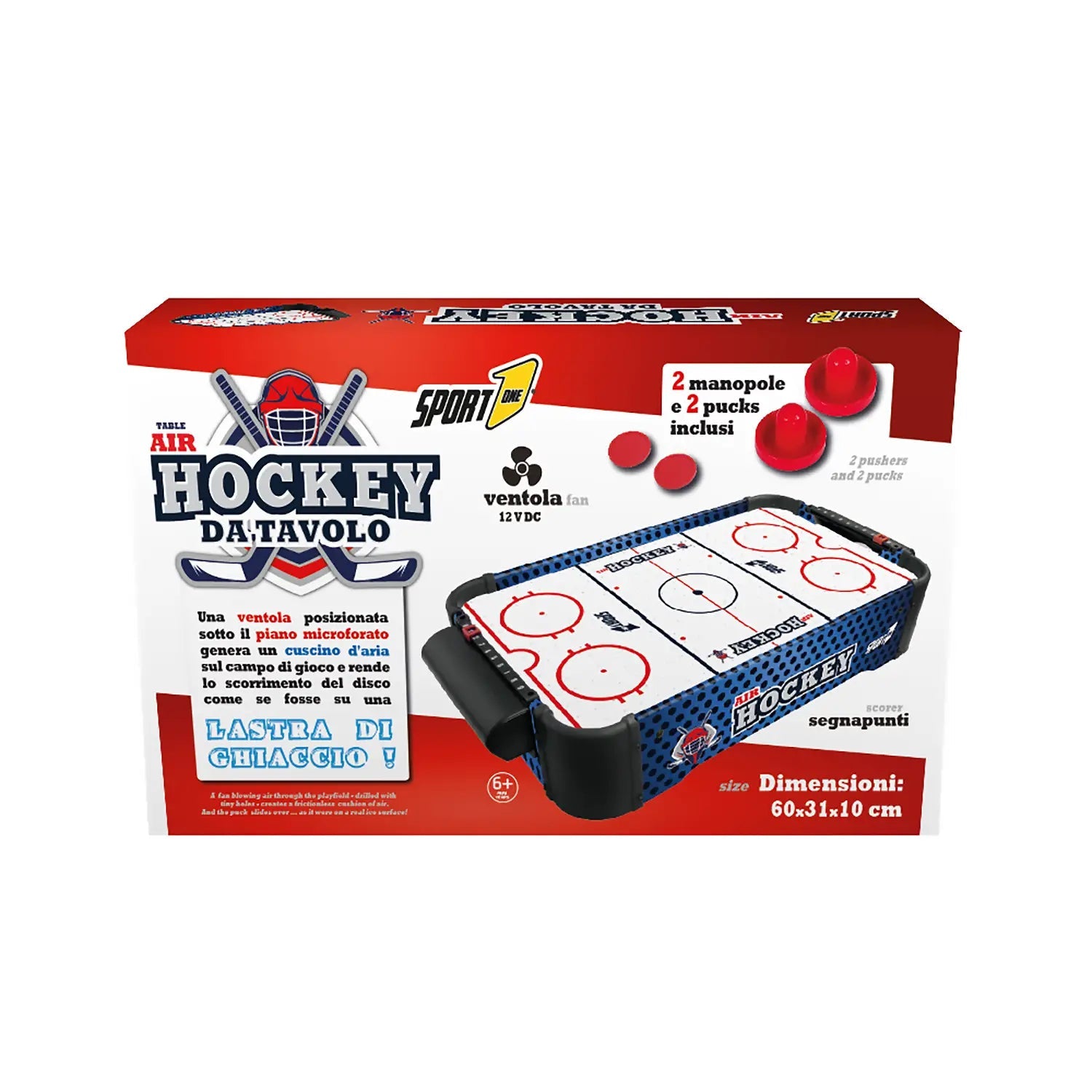 SportOne Air Hockey Tabletop MANDELLI toysvaldichianasrl 