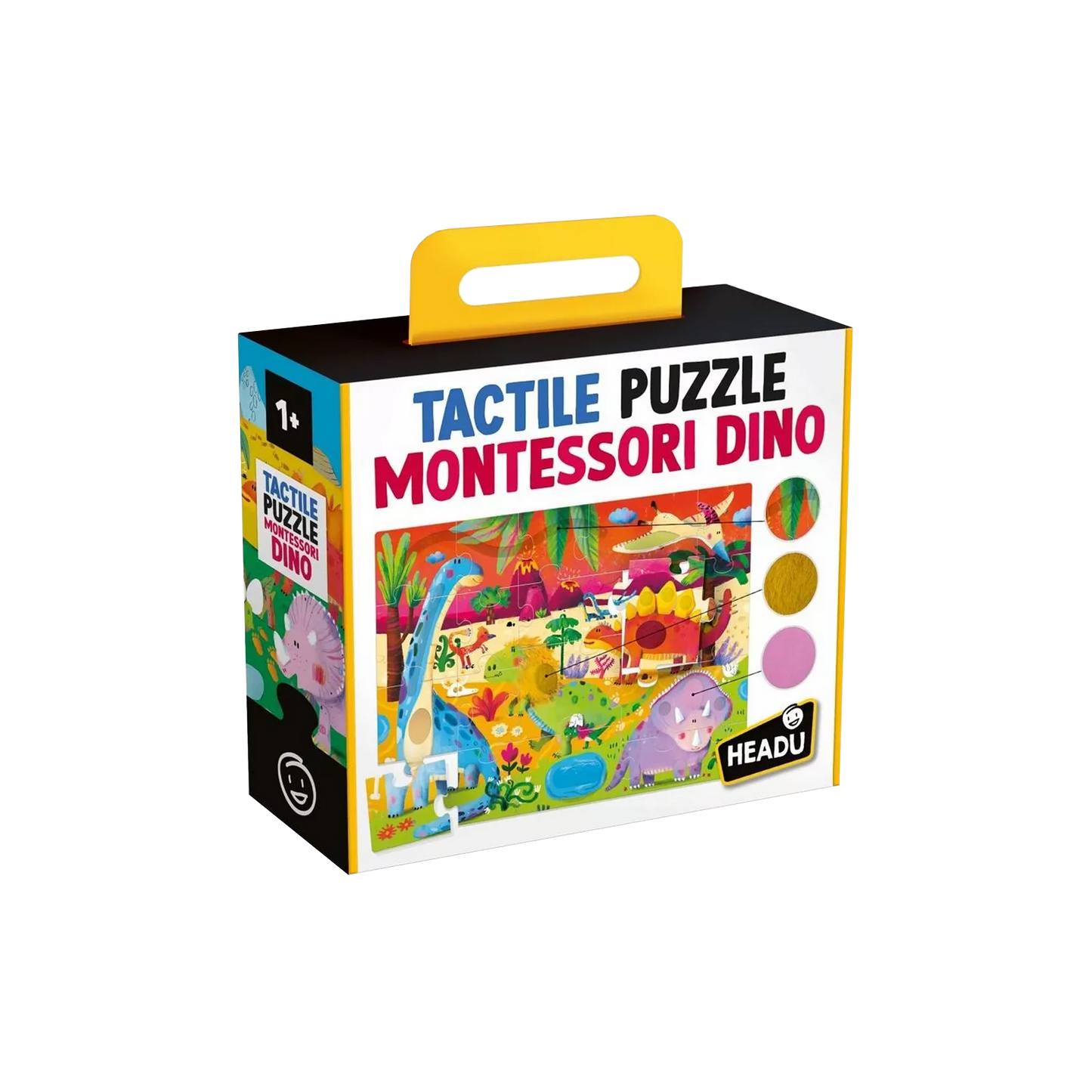 Headu Tactile Puzzle Montessori Dinosauri
