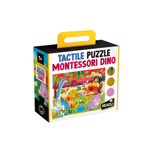 Headu Tactile Puzzle Montessori Dinosauri