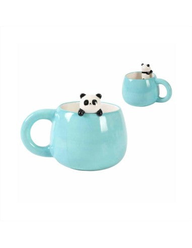 Tazza In Ceramica Con Charm Panda