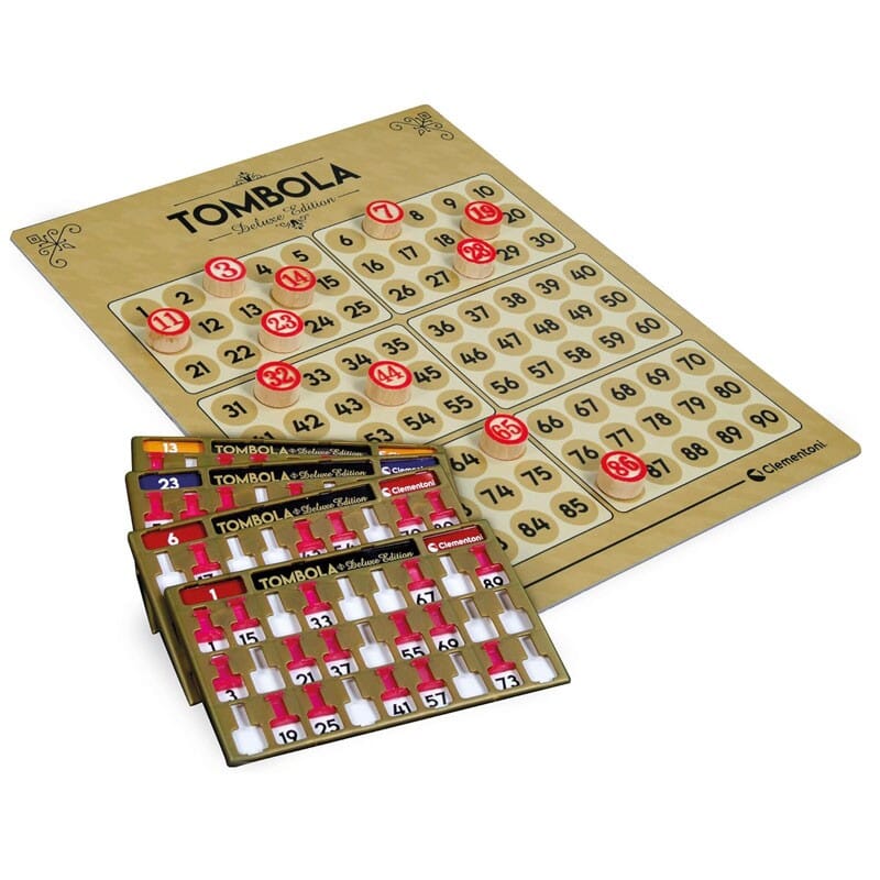 Tombola 36 Cartelle De Luxe CLEMENTONI 