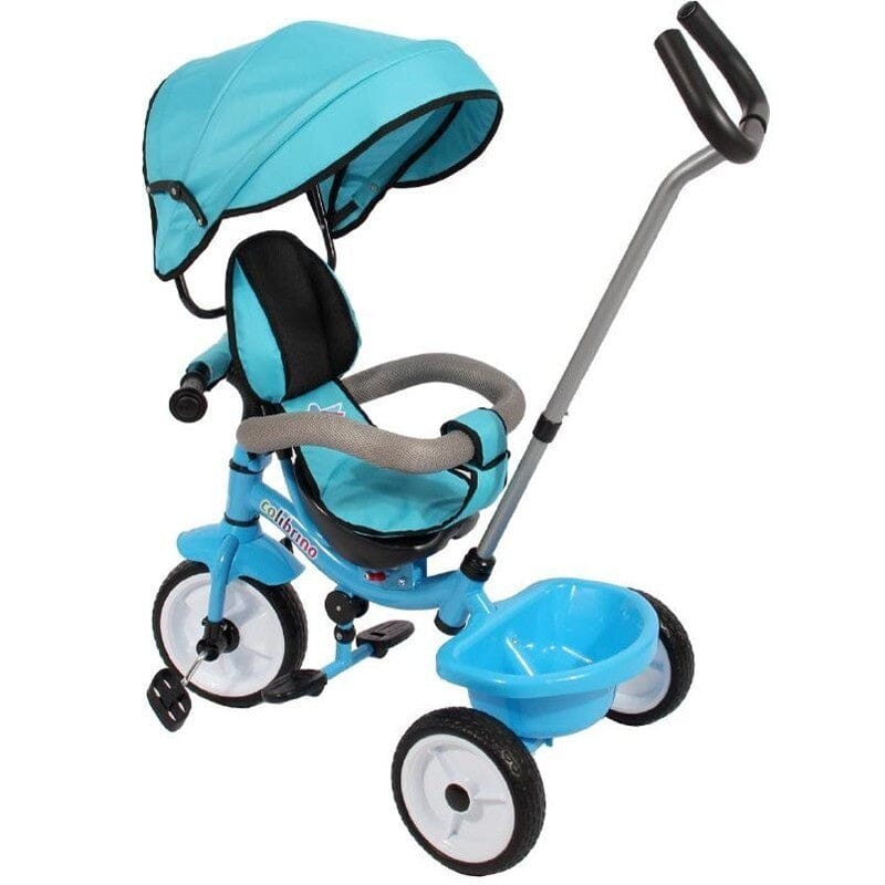 triciclo Colibrino Azzurro Con Maniglione Direzionabile toysvaldichianasrl 