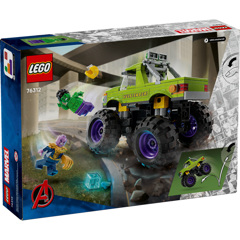 Lego 76312 Truck Di Hulk Contro ThaNOS