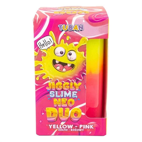 Tuban giocattolo Jiggly Slime Neo Duo giallo rosa 430 g ...