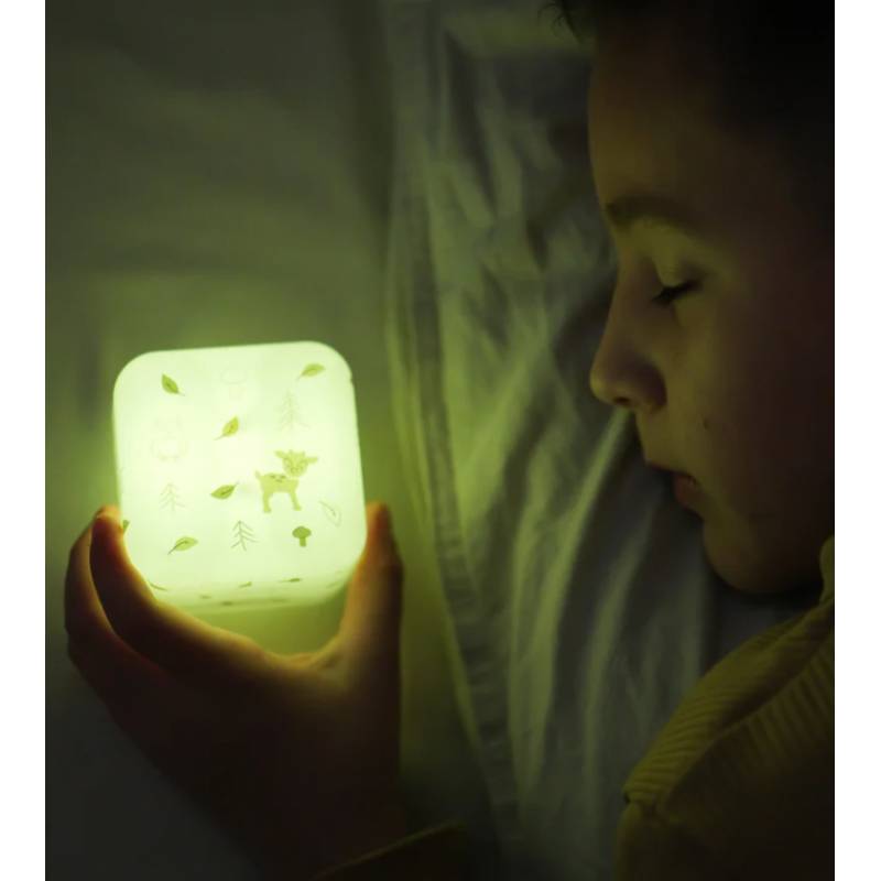 Cloud B - Cube B (Forest). Una luce notturna portatile