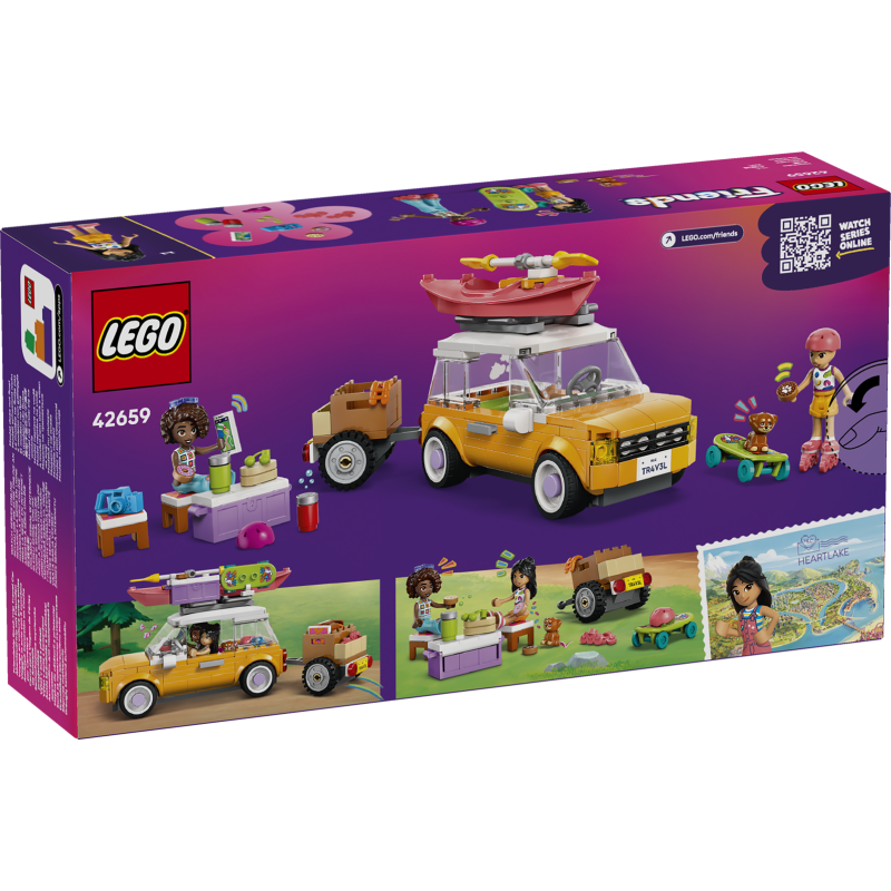 Lego 42659 friends Viaggio in auto con il cucciolo