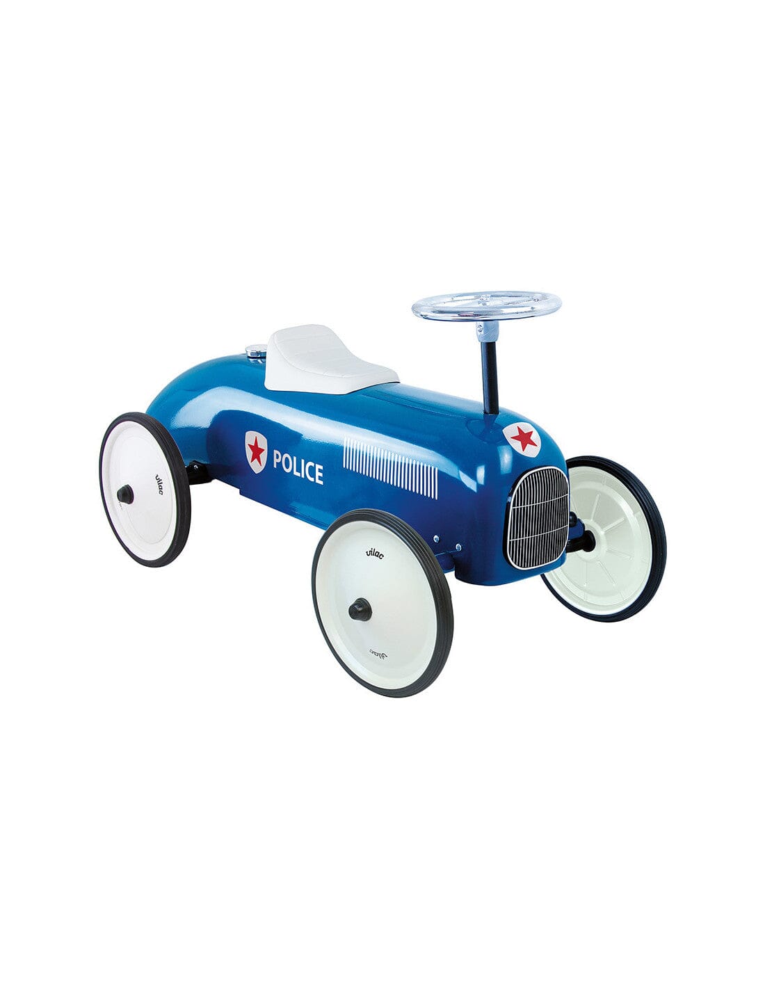 Vilac Auto cavalcabile vintage blu in Metallo toysvaldichiana.it 