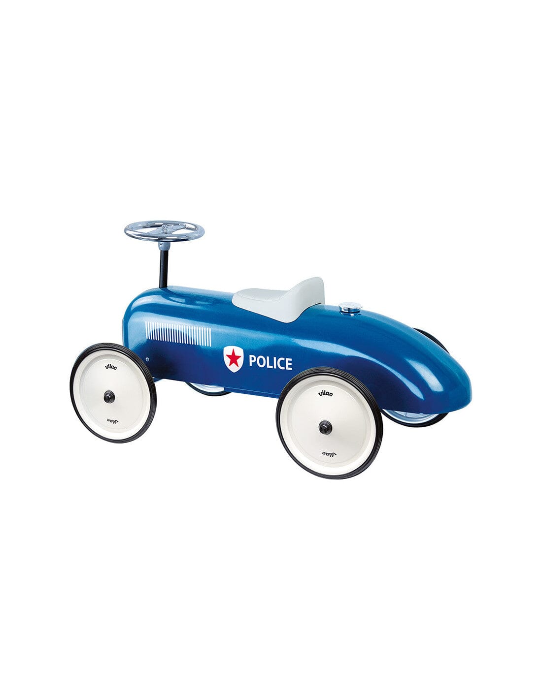Vilac Auto cavalcabile vintage blu in Metallo toysvaldichiana.it 
