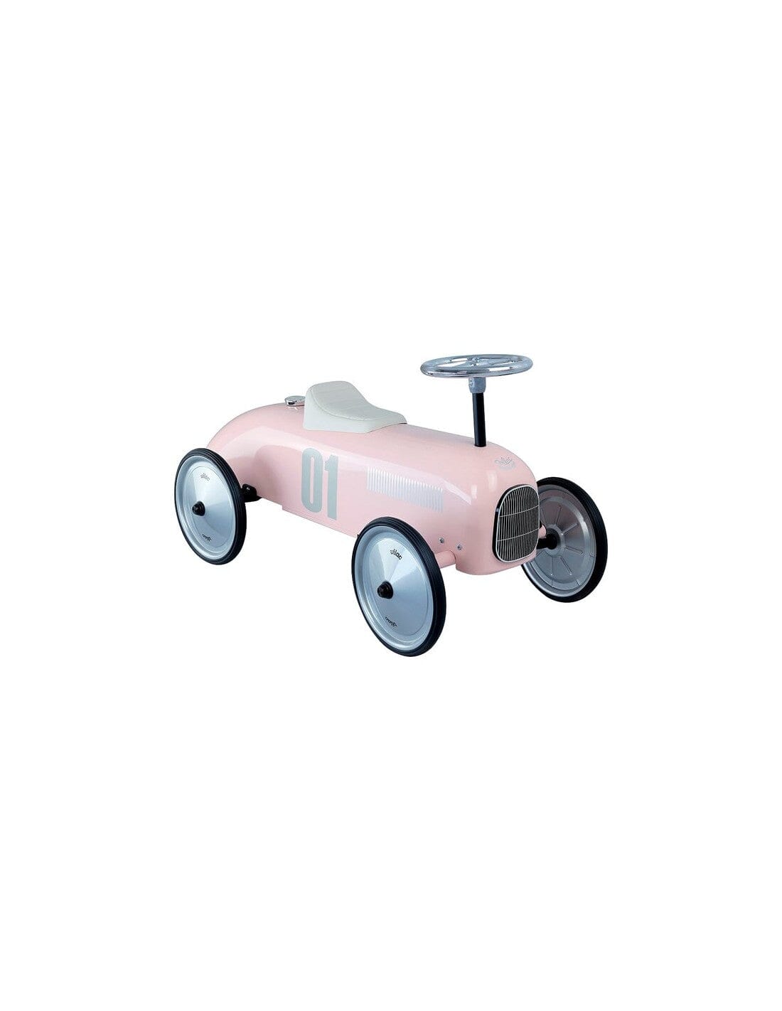 Vilac Auto cavalcabile vintage rosa in Metallo toysvaldichiana.it 