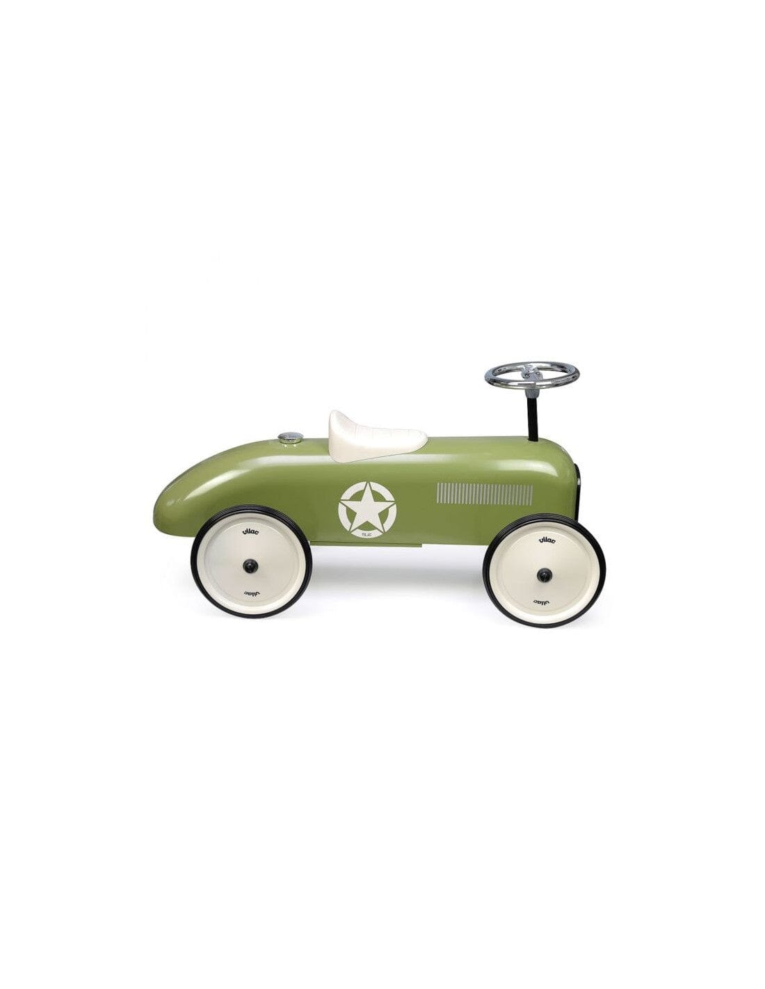 Vilac cavalcabile Porteur voiture vintage kaki toysvaldichiana.it 