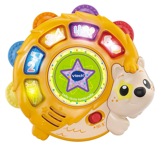 Tamburello Musicale Interattivo per Bambini Riccio Lello VTECH
