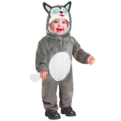 HUSKY MORBIDO VELLUTO (tuta con cappuccio) 104 cm / 2-3 anni