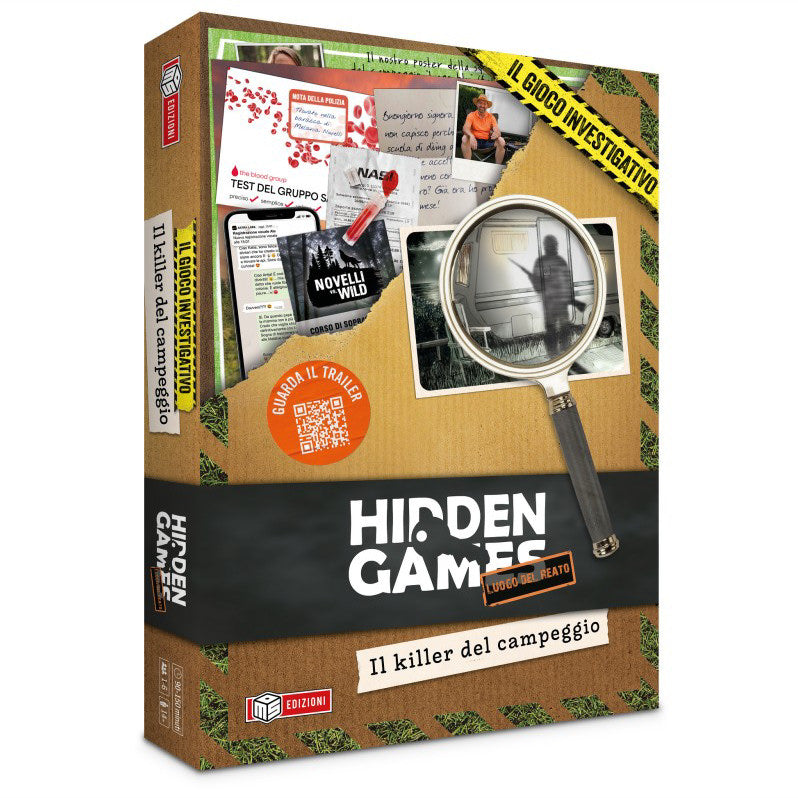 Hidden Games - Il Killer Del Campeggio. Gioco da tavolo