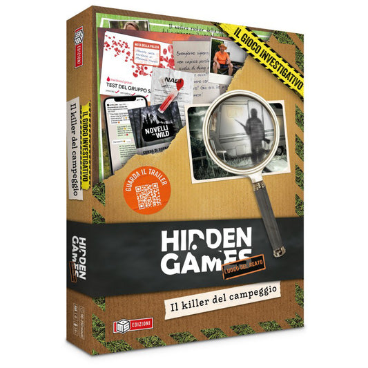 Hidden Games - Il Killer Del Campeggio. Gioco da tavolo