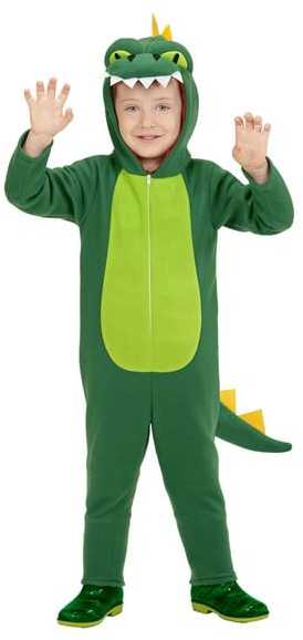 costume DRAGO (costume con cappuccio e maschera) 128 cm / 5-7 anni