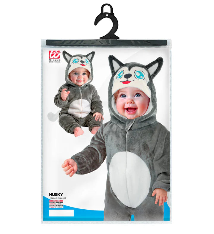 HUSKY MORBIDO VELLUTO (tuta con cappuccio) 80 cm / 6-12 mesi