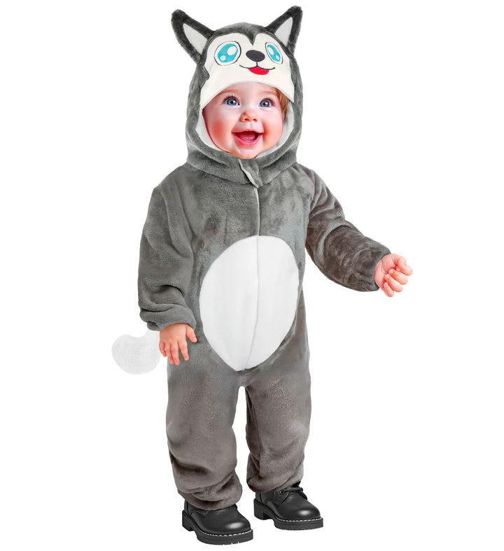 HUSKY MORBIDO VELLUTO (tuta con cappuccio) 80 cm / 6-12 mesi