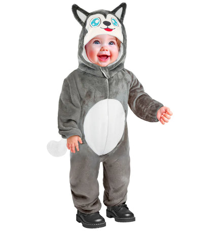 HUSKY MORBIDO VELLUTO (tuta con cappuccio) 80 cm / 6-12 mesi