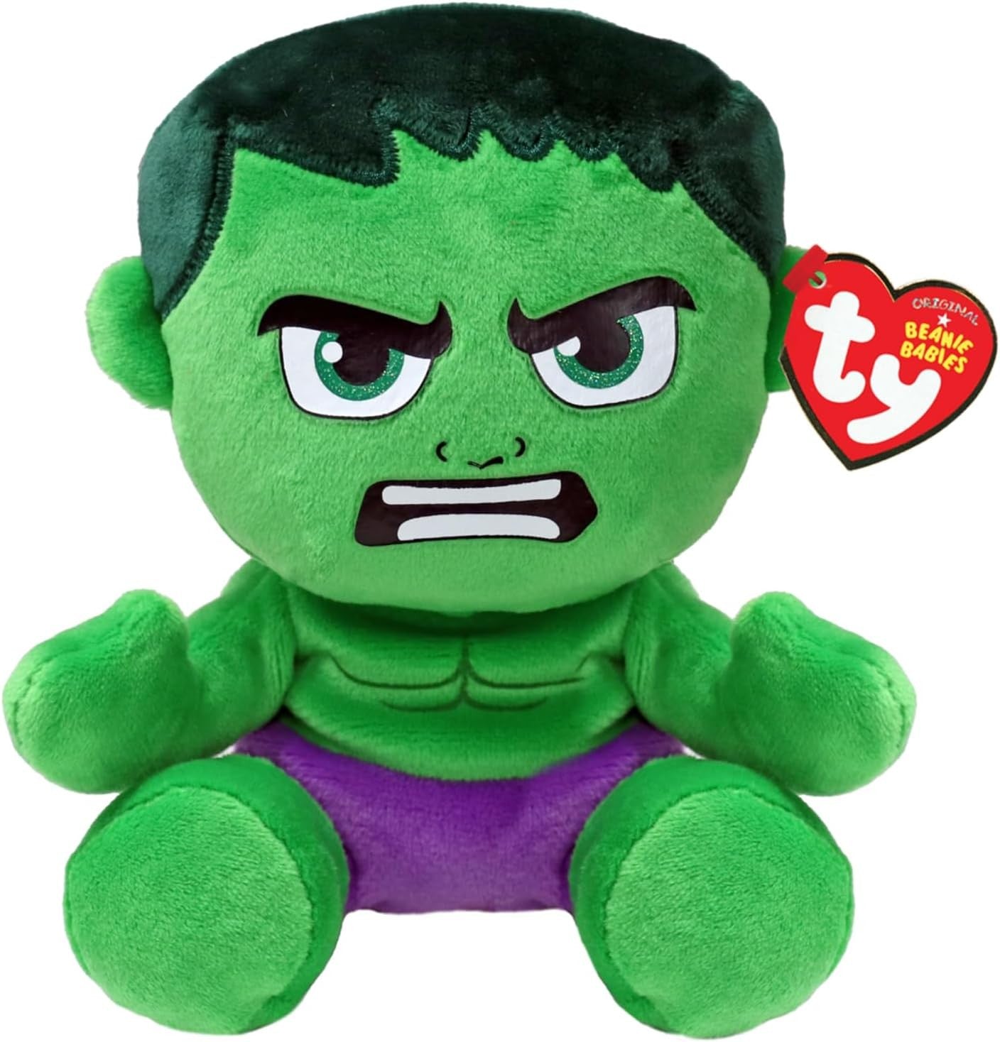 Ty  peluche Marvel: Ty - Floppy Hulk Peluche 20 Cm