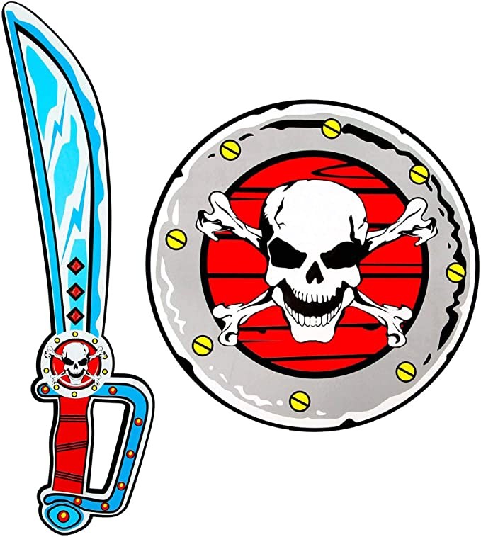 WIDMANN Set Pirata Spada Scudo Eva