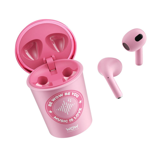 WOW Generation Auricolari Wireless con Custodia a Bicchiere