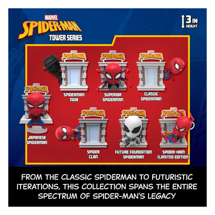 yume spider-man hero box -tower series