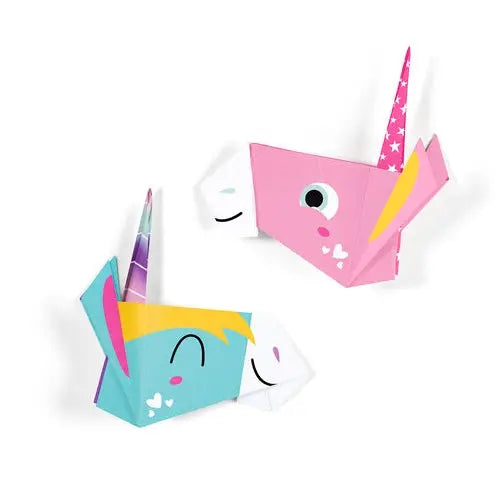 Avenue Mandarine Origami Kit Unicorn 20 Sheets 4.7x4.7in