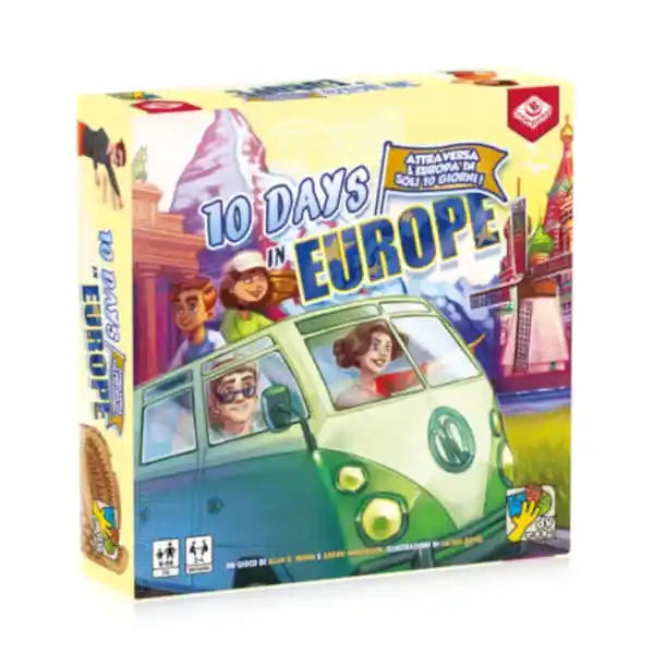 10 Days in Europe Gioco da Tavolo DV Giochi DVG9384 toysvaldichiana.it 