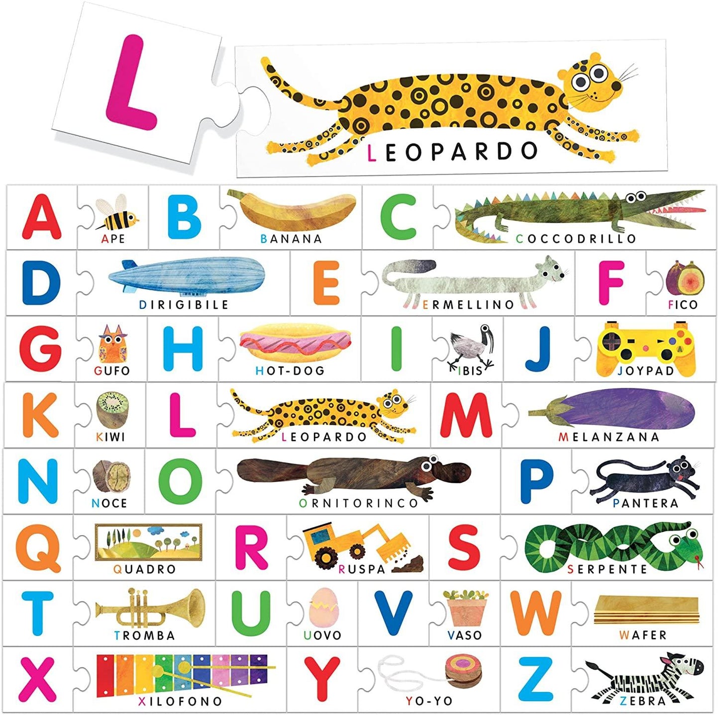 Alfabeto Tattile Montessori HEADU 