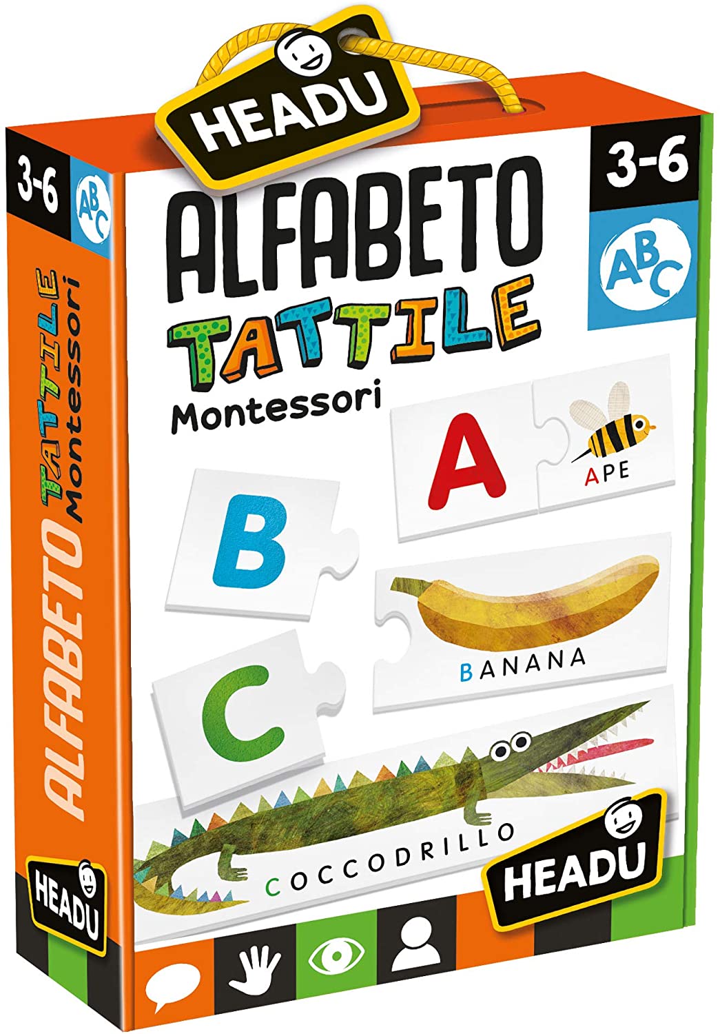 Alfabeto Tattile Montessori HEADU 