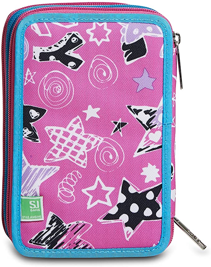 Astuccio 3 Zip Color Sj Gang Cuteled Girl toysvaldichiana.it 