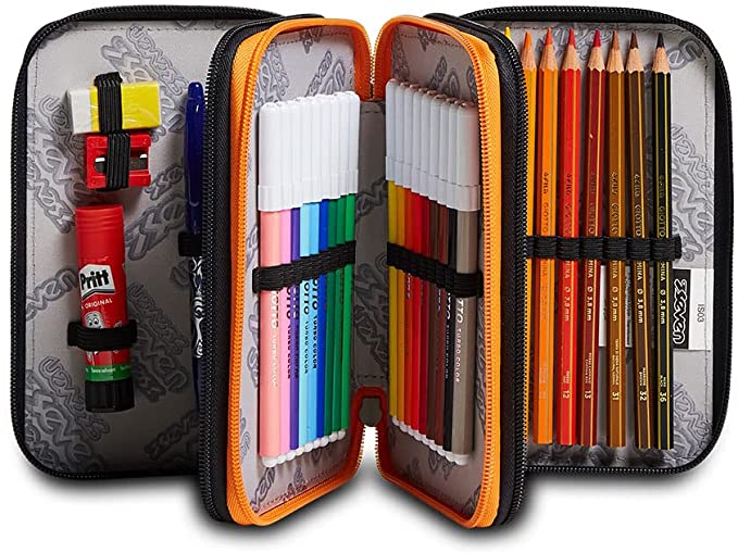 Astuccio 3 Zip Seven Camoupix toysvaldichiana.it 
