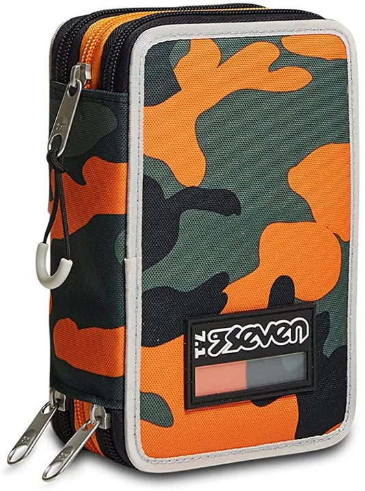 Astuccio 3 Zip Seven Camoupix toysvaldichiana.it 