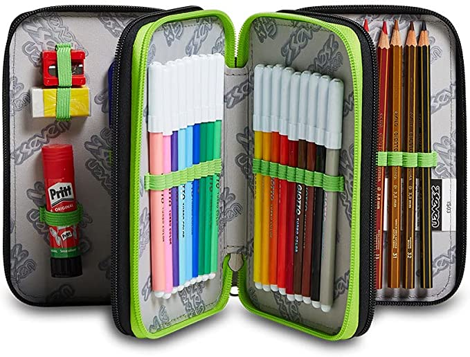 Astuccio 3 Zip Seven Crafter Boy toysvaldichiana.it 