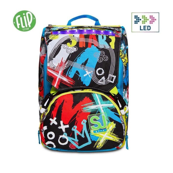 Astuccio 3 Zip Sj Gang Glitzled Boy 30c202309_208 toysvaldichiana.it 